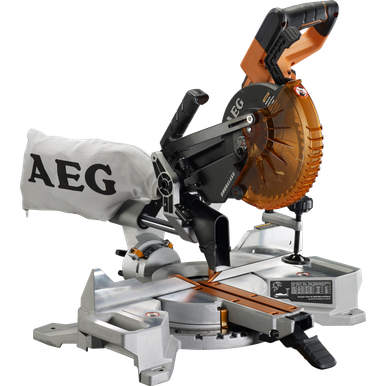 AEG Compound Mitre Saw 184mm 18V PSD18B-184X-0 Skin Only - PSD18B-184X-0