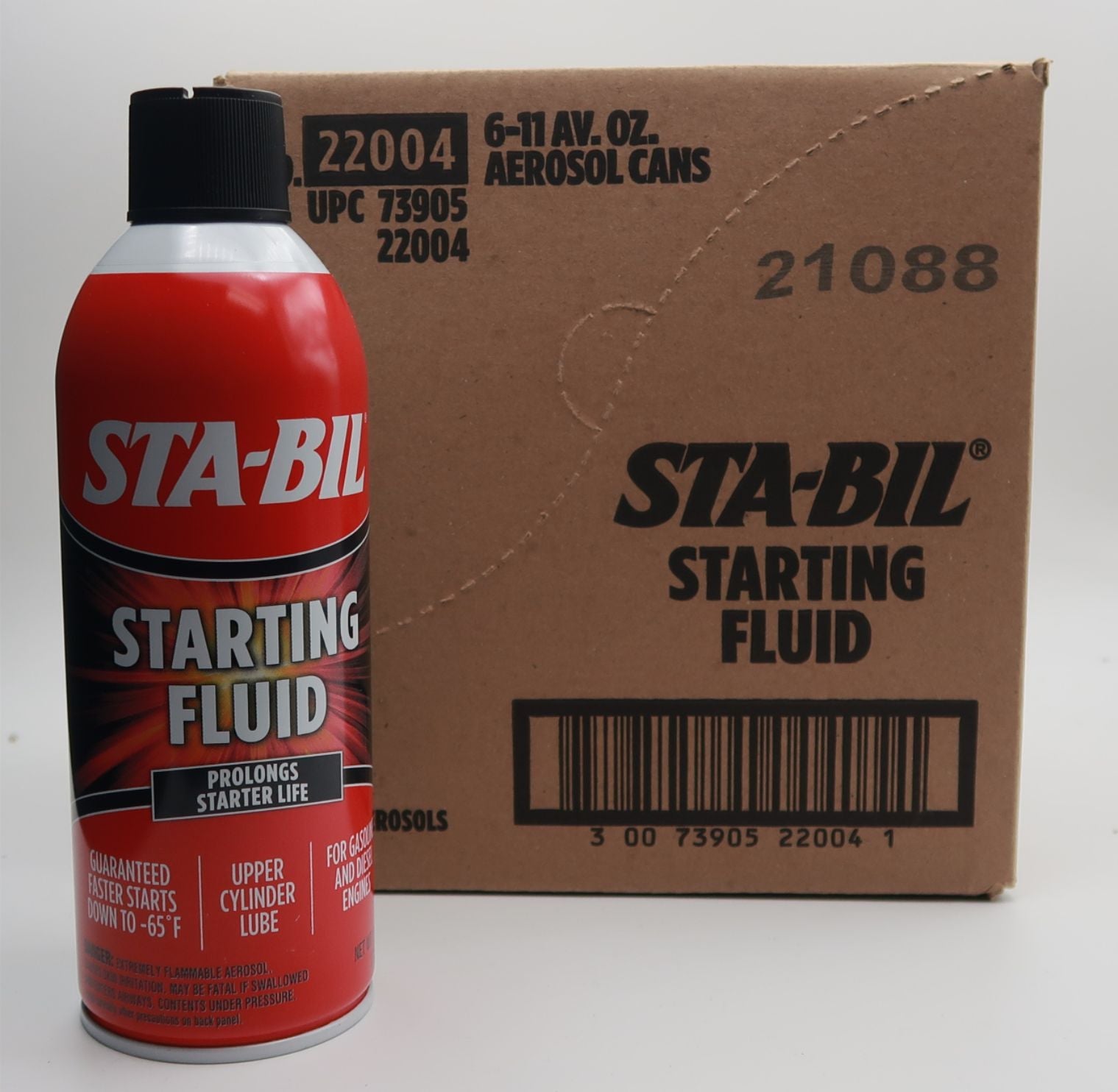Case of 6 STA-BIL Starting Fluid 11 oz. Can | G22004CASE