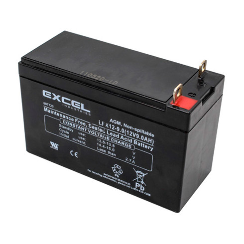 HUSTLER 607723 BATTERY AGM 12V 9AMH HUSTLER genuine Part Number 607723
