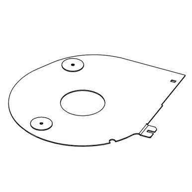 114224 LEFT HAND SAND SHIELD W/A 48 IN Hustler