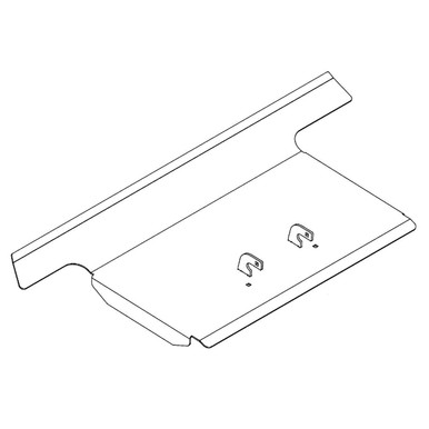 116696 REAR SHIELD W/A Hustler