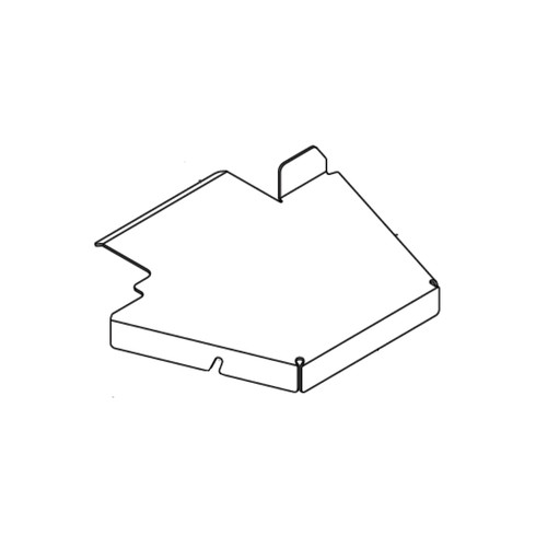 HUSTLER 124092 PULLEY COVER LH 72 HUSTLER genuine Part Number 124092