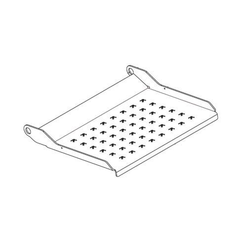 HUSTLER 1257831 W/A FLOOR PAN HUSTLER genuine Part Number 1257831