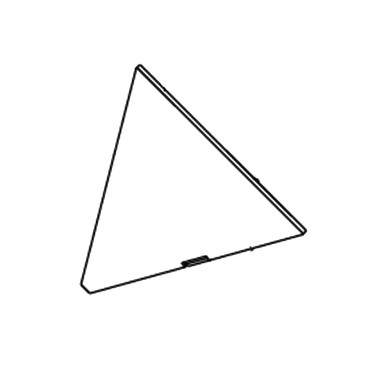 1259511 RIGHT HAND PNT WING RAMP Hustler