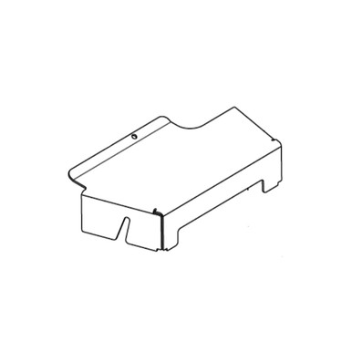 1265791 LEFT SIDE PULLEY COVER 52 IN Hustler