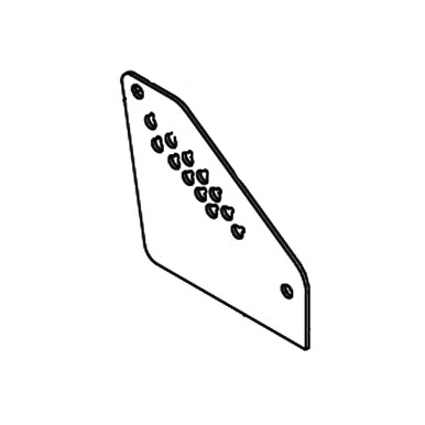 550216 ADJUSTMENT DECK PLATE Hustler
