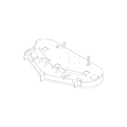 HUSTLER 552268 SVC DECK DECAL 54 RSD HUSTLER genuine Part Number 552268
