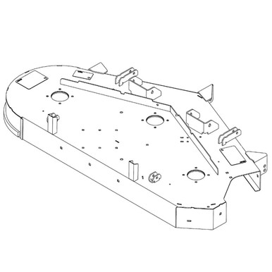 553913 SERVICE DECK 54 IN Hustler