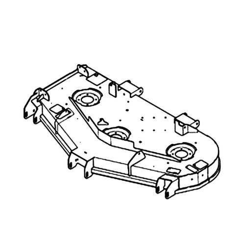 HUSTLER 555069 SVC DECK DECAL 60 SD HUSTLER genuine Part Number 555069