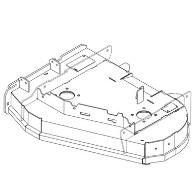 555582 DECK SERVICE ASSEMBLY 36 IN DECAL Hustler