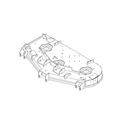 HUSTLER 556084 SVC DECK DECAL HUSTLER genuine Part Number 556084