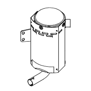 600904 MUFFLER 17 HP/19 HP KAI SERIES Hustler