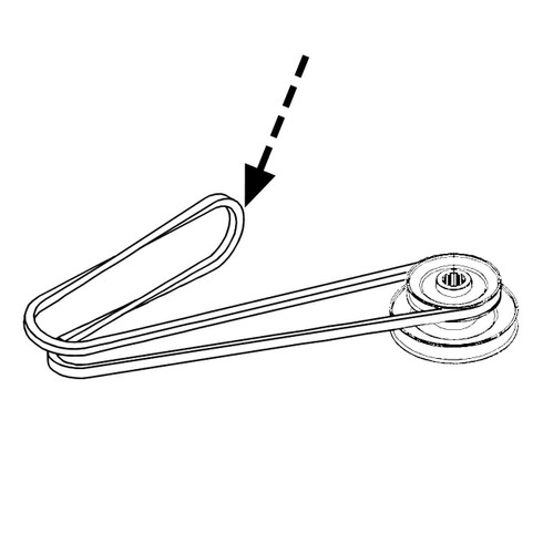 602811 BELT A SEC 71 EL HUSTLER Genuine OEM Part