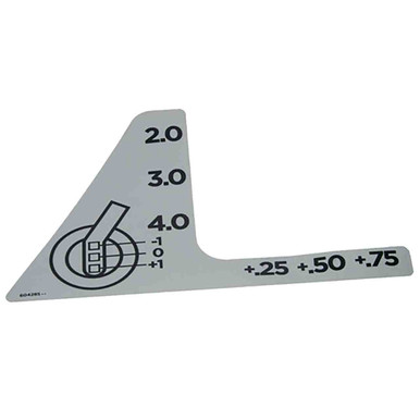 604285 DECAL CUT HEIGHT Hustler