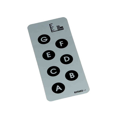 605685 DECAL DECK HEIGHT Hustler
