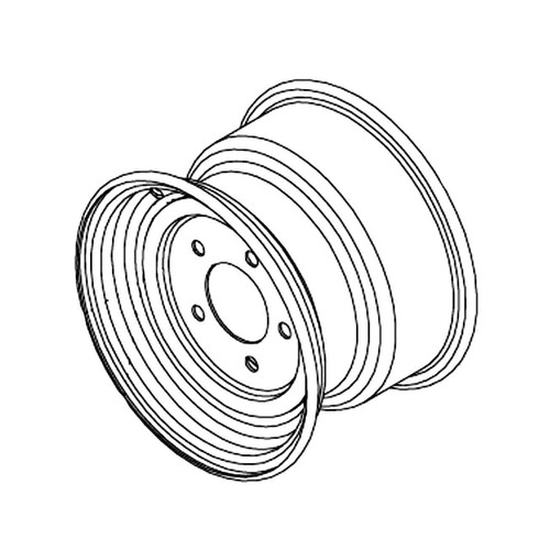 HUSTLER 786145 WHEEL 10X7.5 ON 41/2 1 HUSTLER genuine Part Number 786145