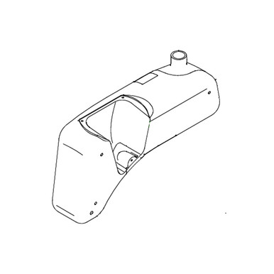 796417 FUEL TANK RIGHT HAND HUSTLER WALKBEHIND Hustler