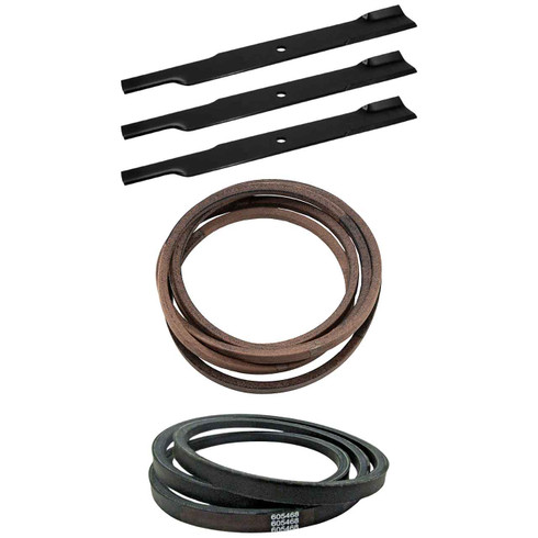 Hustler Fastrak SDX 60" Blades x3 & Belts Kit OEM (L-F-CW)