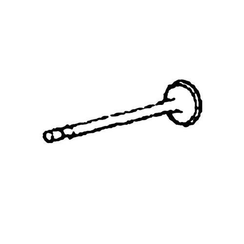 KOHLER 15 016 02S VALVE; EXHAUST (Authentic OEM Part)