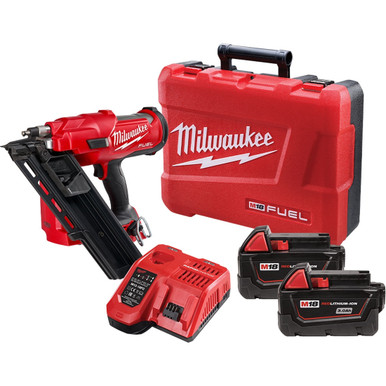 Milwaukee Framing Nailer Angled 18V M18FFN-302C Kit