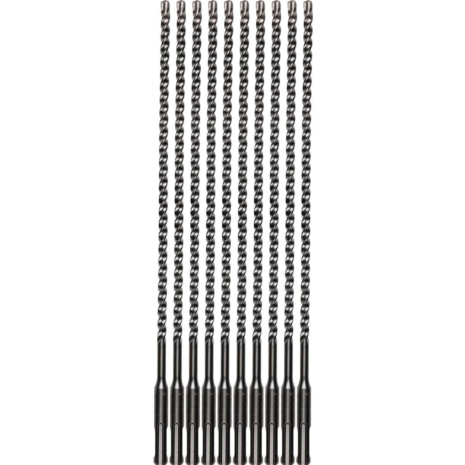 Makita B-61232 1/4" x 12" SDS-PLUS Bit, 3-Cutter, 10/pk