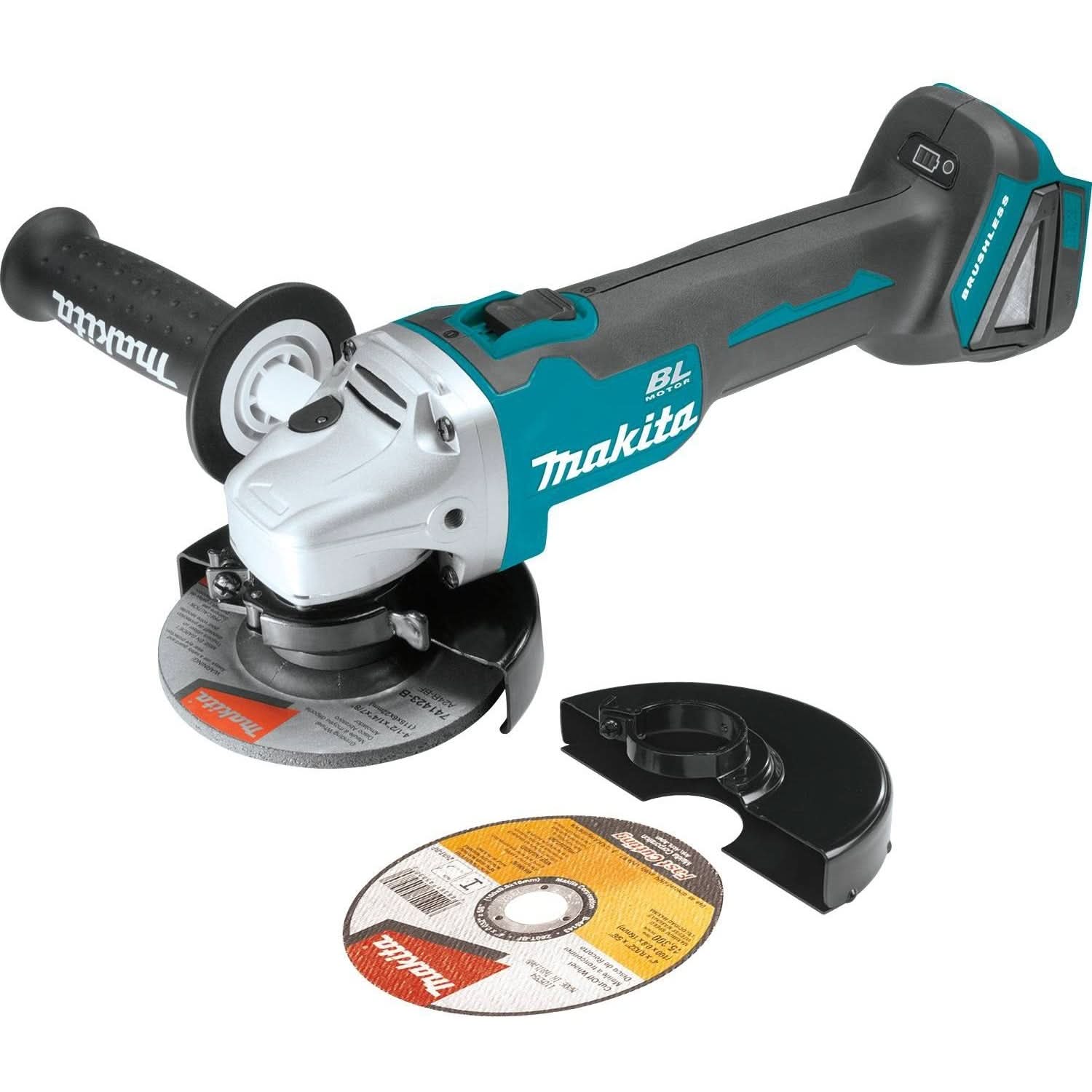 Makita XAG04Z 18V LXT Lithium-Ion Brushless Cordless 4-1/2"Â / 5" Cut-Off/Angle Grinder, Tool Only