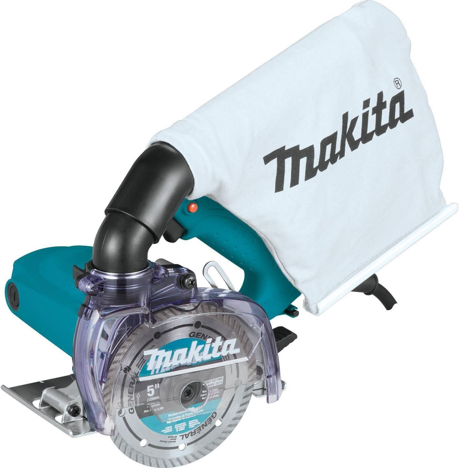 Makita 4100KB Corded 5" Dry Masonry Saw, with Dust Extraction