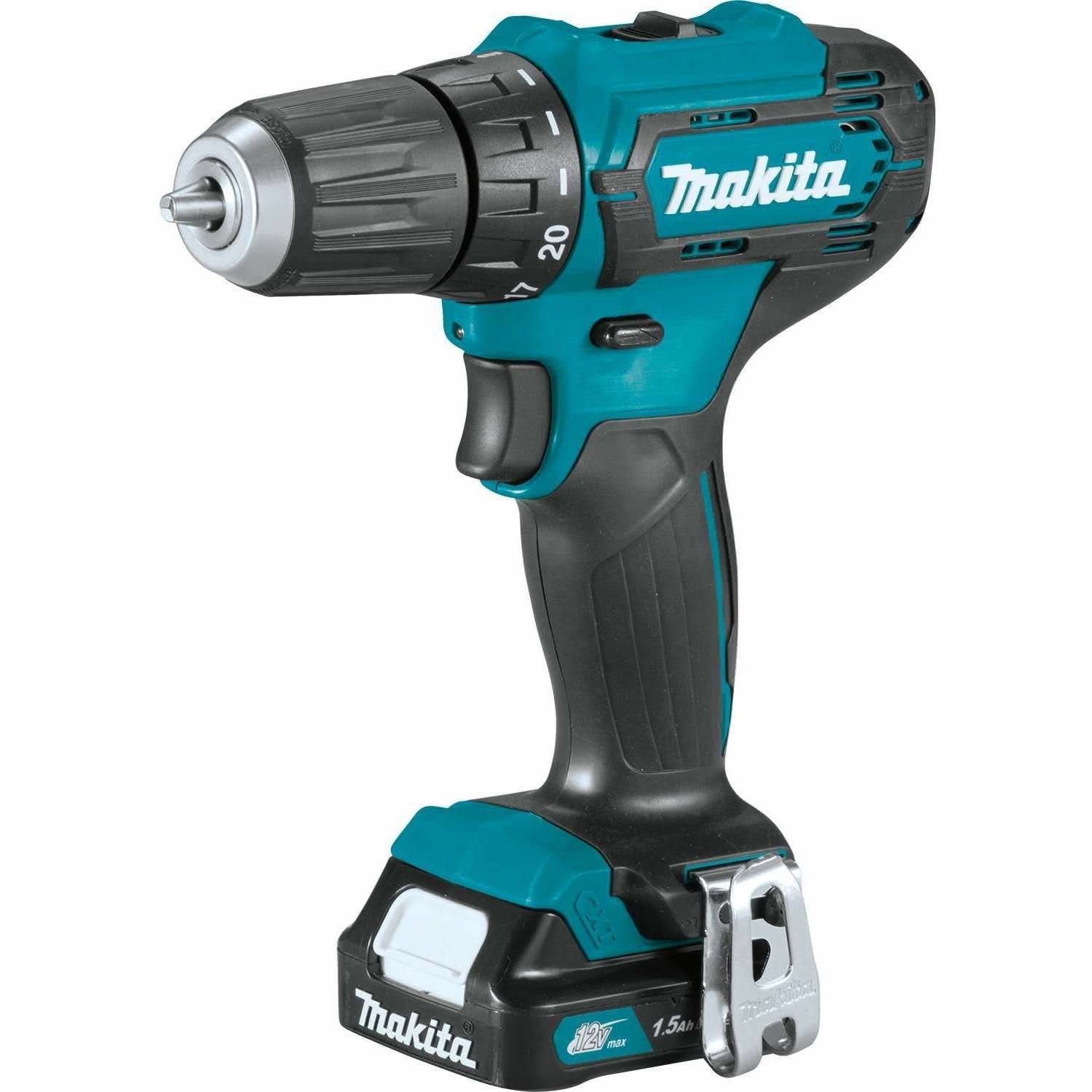 Makita FD09R1 12V max CXT Lithium-Ion Cordless 3/8" Driver-Drill Kit (2.0Ah)