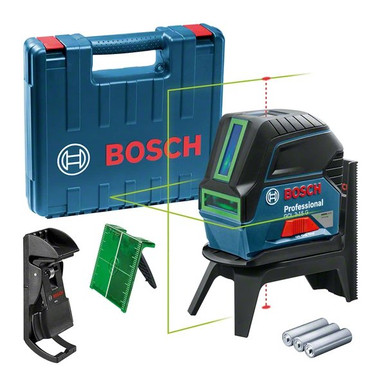 Bosch 15m Green Beam Laser Level Cross line & Point mode IP 54 - GCL 1-15 G - 0601066J00