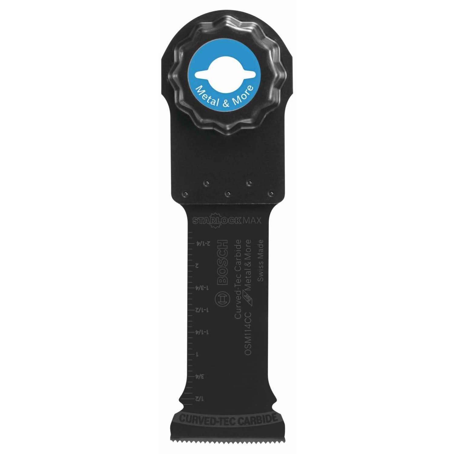 Bosch OSM114CC 1-1/4-inch StarlockMax Oscillating Multi-Tool Curved-Tec Carbide Extreme Plunge Blade