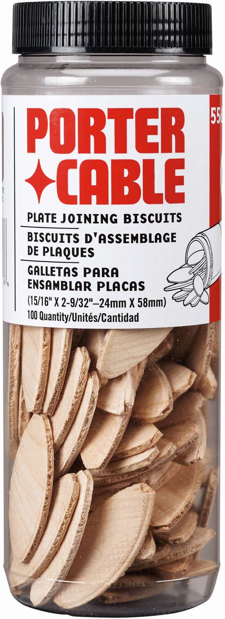 Porter Cable 5562 Tube Of Plate Joining Biscuits "20"