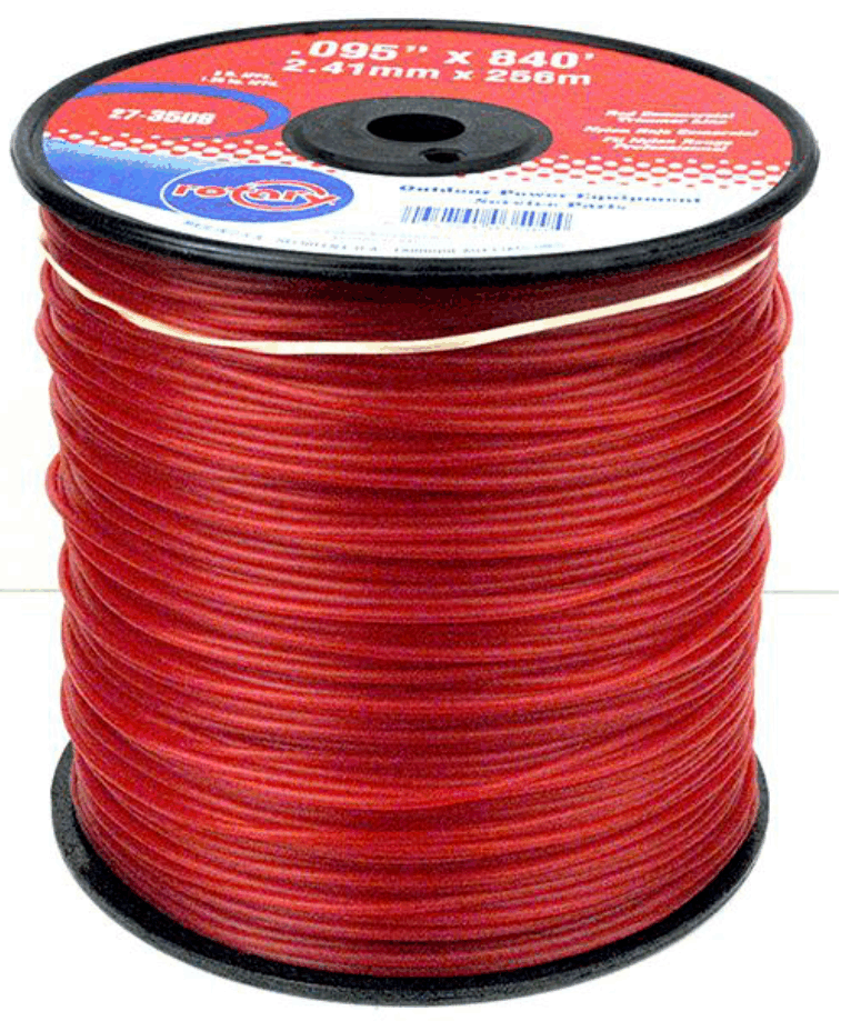.095 Round Trimmer Line, Premium Commercial Grade 3lb spool 840ft. | TL3095
