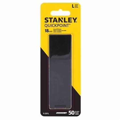 Stanley 11-301L 50pk 18mm Quick-Point Blades