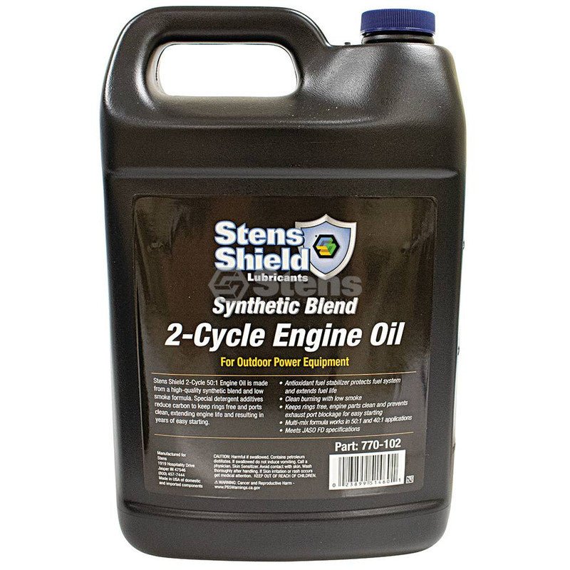 Stens Shield Synthetic Blend 2-Cycle Engine Oil 1 Gallon Bottle | SG770
