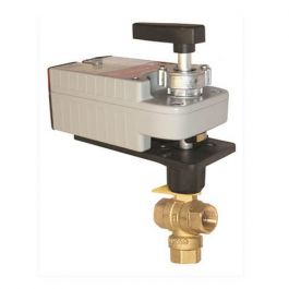 Honeywell VBN2FSPX0000 2-Way Brass Threaded Control Ball Valve DCA PRFL 2" NPT 100Cv Brass