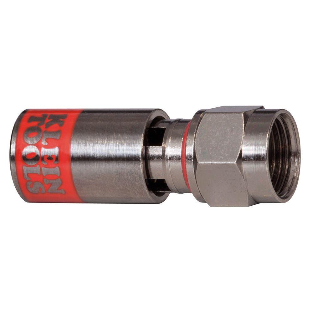 Klein Tools Universal F-Compression Connectors RG59 50-Pack, Model VDV812-618*
