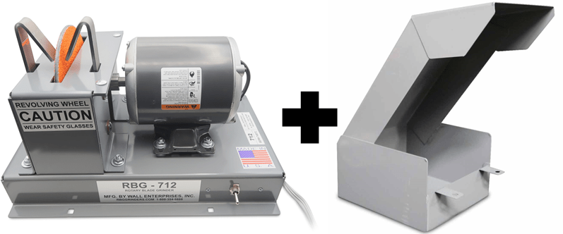 RBG 712 Blade Grinder Sharpener plus RBG940 Grit Collector | RBG712GC