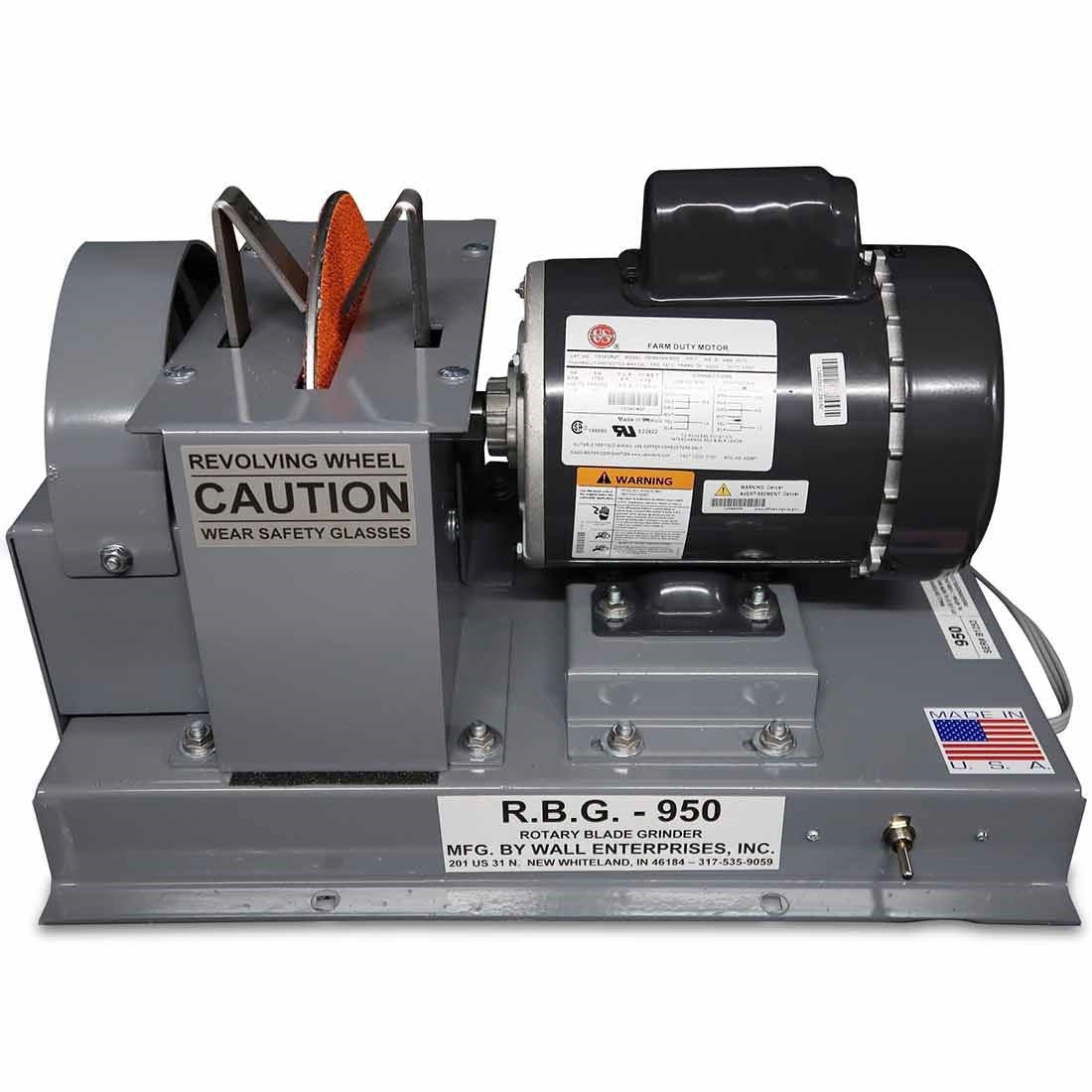 RBG 950 Mulching Blade Sharpener & Dual Disc Grinder