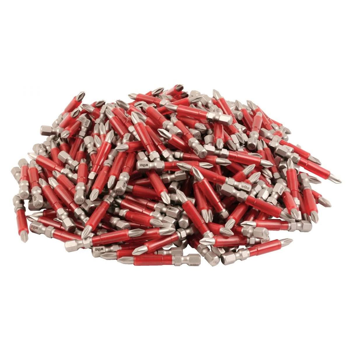 Wiha 76584 Impact Insert Bit Square #2 - 250 Pack