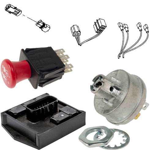 Wire Harness Kit For Hustler Super S Kawasaki FX691 (22hp) 48"