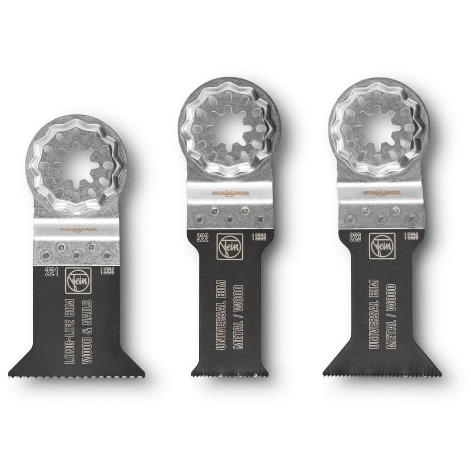 Fein 35222952140 E-Cut Saw Blade Combo SL 3-Pack - Oscillating Multi-Tool Accessories